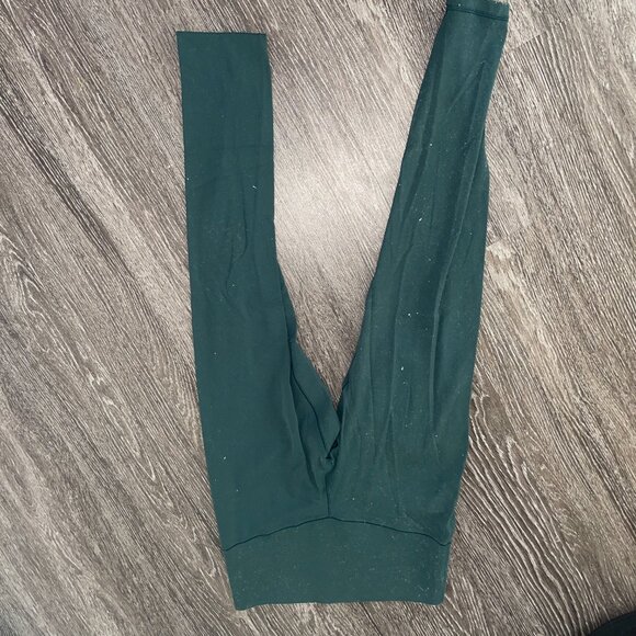 Aerie Offline Cropped Green Leggings - Picture 2 of 3